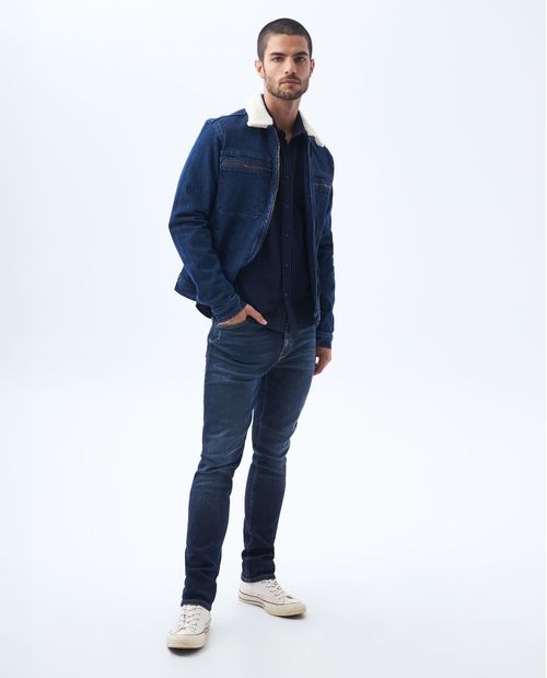 Camisa de cuello clásico para hombre