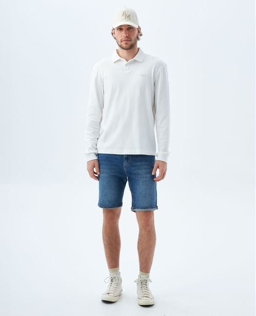 Bermuda tono medio para hombre