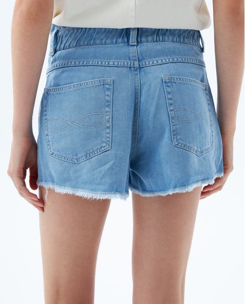 Short con pretina elástica para mujer