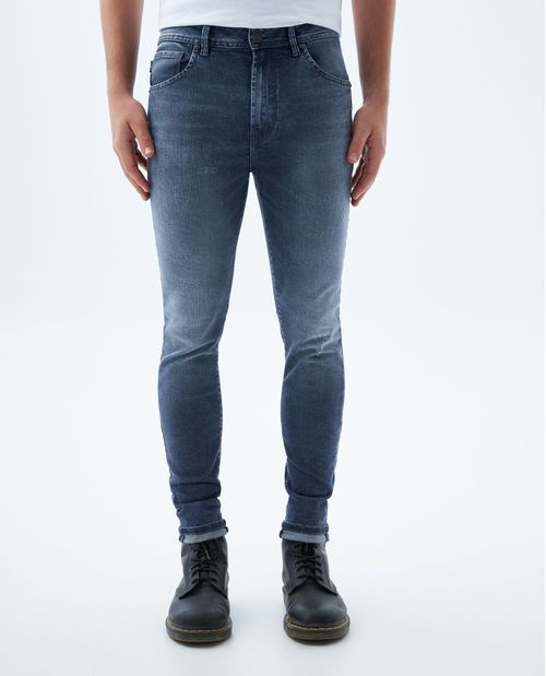 Jean skinny gris para hombre