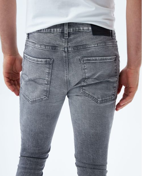 Jean Skinny gris para hombre
