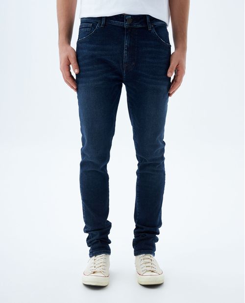 Jean Skinny tono oscuro para hombre