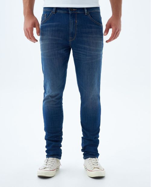 Jean Tapered tono medio para hombre