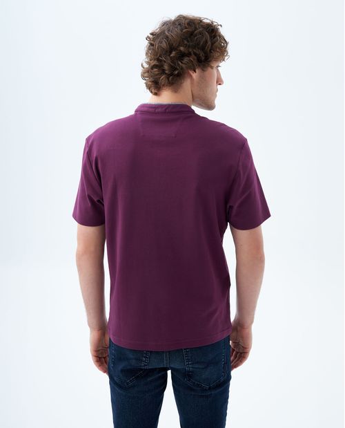 Camiseta polo slim para hombre