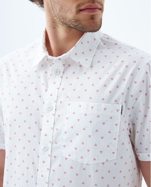 Camisa con diseño mini print para hombre