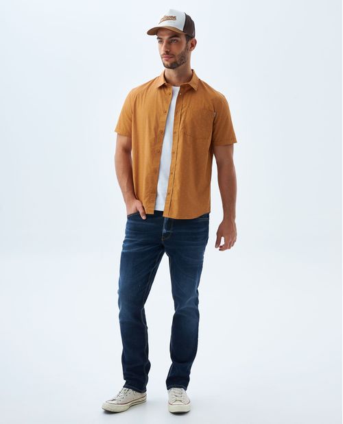 Camisa con diseño mini print para hombre