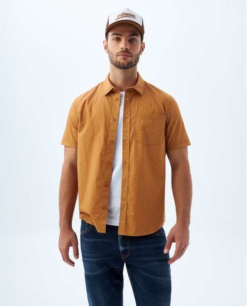 Camisa con diseño mini print para hombre