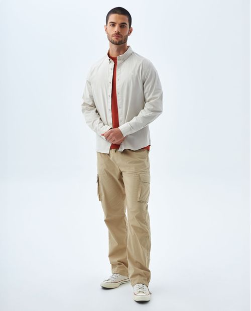 Camisa manga larga para hombre