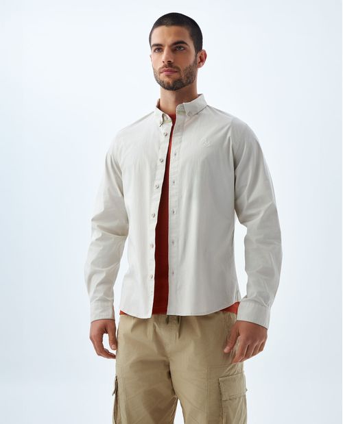 Camisa manga larga para hombre