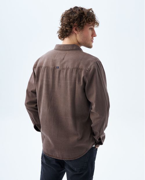 Camisa con bolsillos para hombre