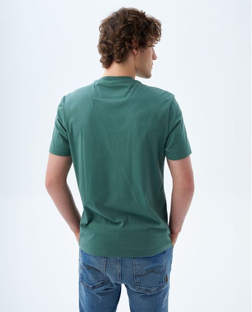 Camiseta con diseño en frente para hombre