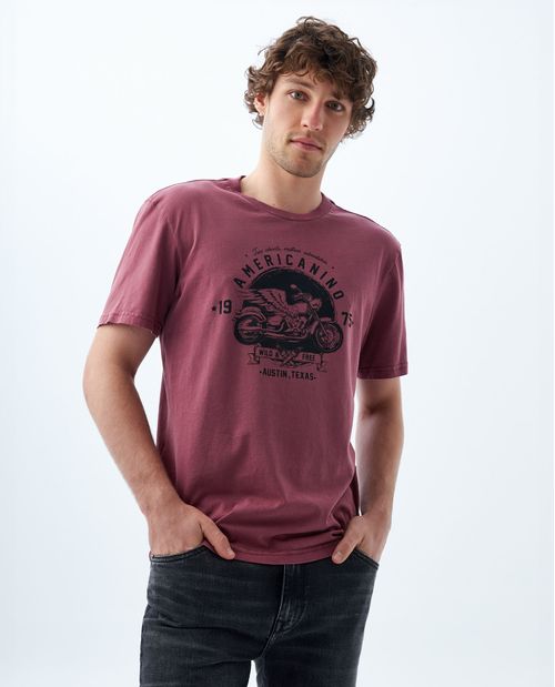 Camiseta efecto vintage para hombre