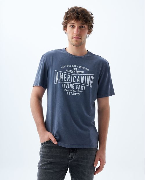 Camiseta efecto vintage para hombre