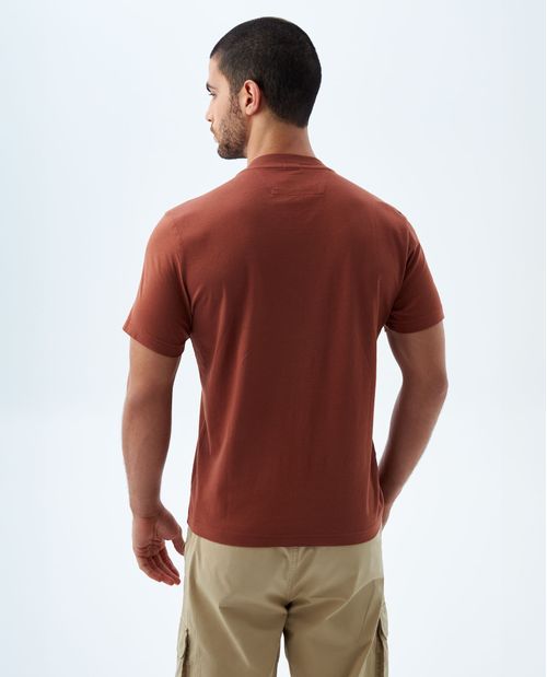 Camiseta Slim manga corta para hombre