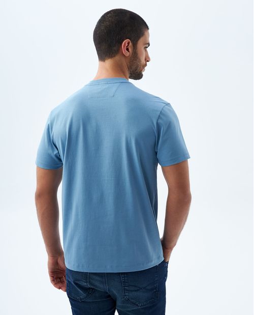 Camiseta slim manga corta para hombre