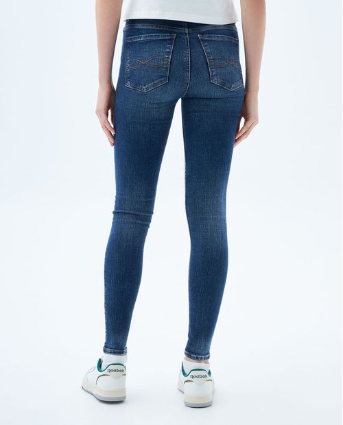 Jean Jegging de tono oscuro para mujer