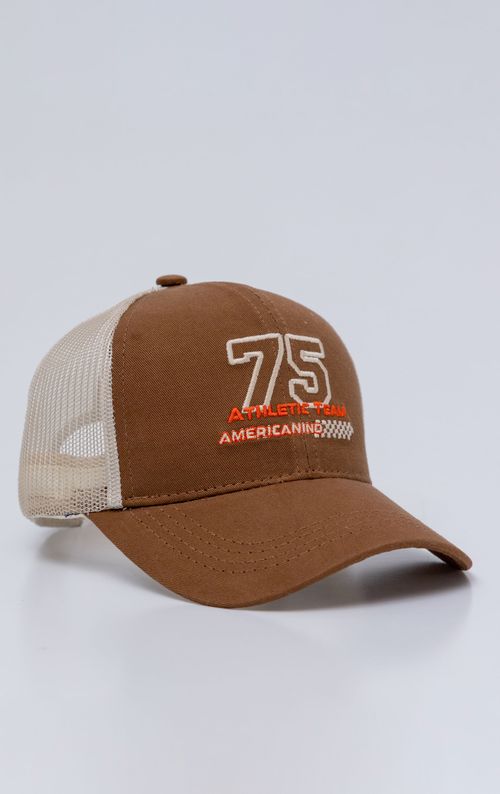 Gorra Trucker con bordado en frente para hombre