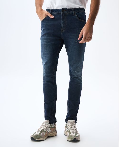 Jean Skinny tono oscuro para hombre