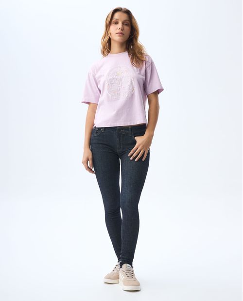 Jean Jegging de tono oscuro para mujer