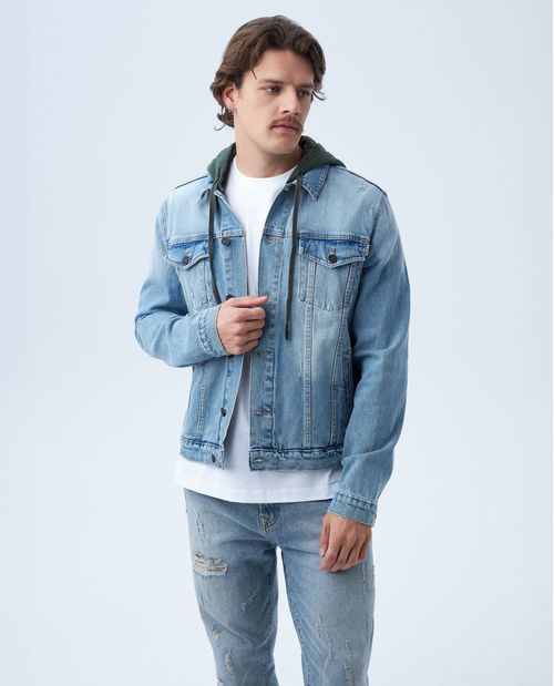 Chaqueta estilo Trucker para hombre