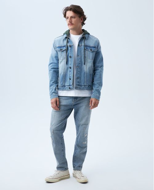 Chaqueta estilo Trucker para hombre