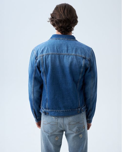 Chaqueta con capucha removible para hombre
