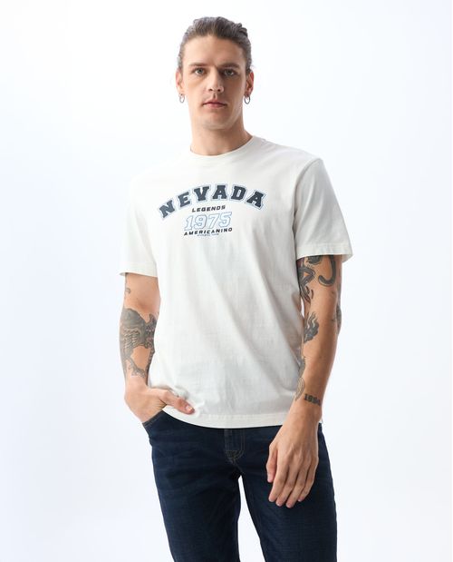 Camiseta estampada para hombre