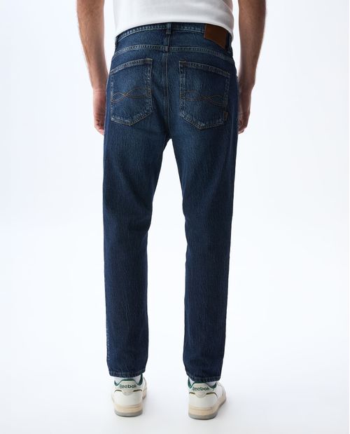 Jean Relaxed tono oscuro para hombre