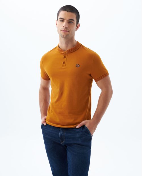 Polo Slim cuello neru para hombre