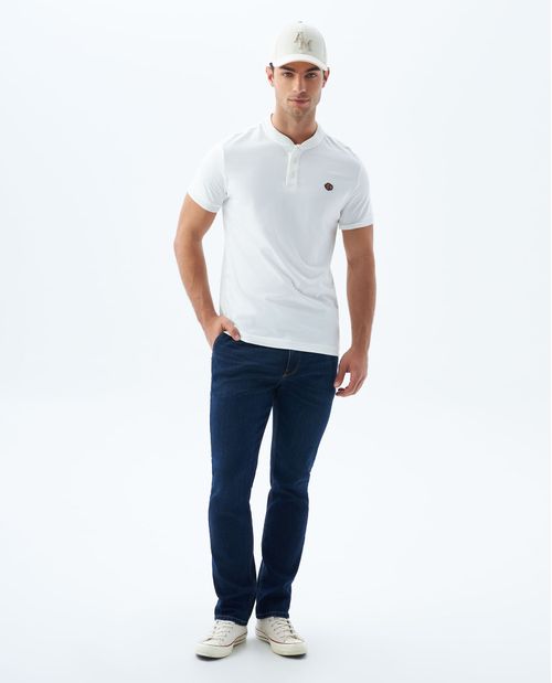 Polo Slim cuello neru para hombre