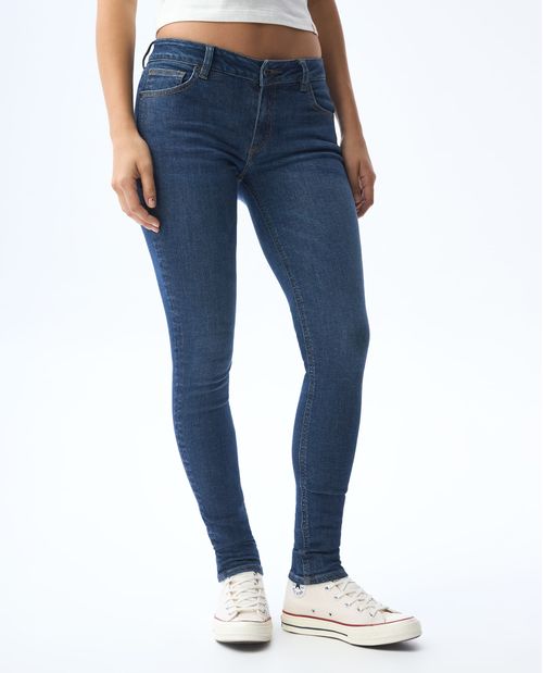 Jean Jegging de tiro bajo para mujer