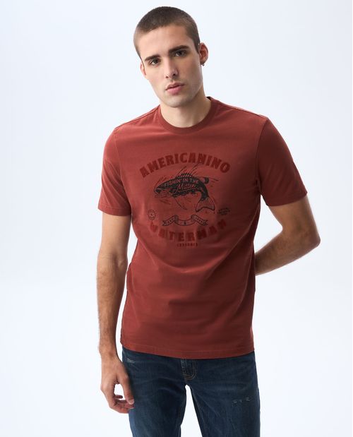 Camiseta estampada para hombre