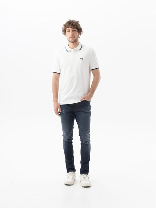 Jean Tapered con raspones para hombre