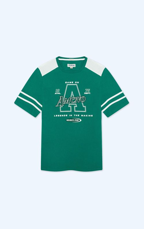 Camiseta manga corta estampada para hombre
