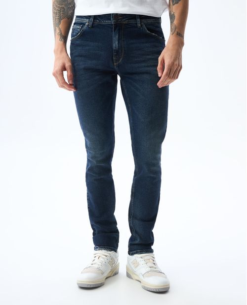Jean Tapered oscuro para hombre