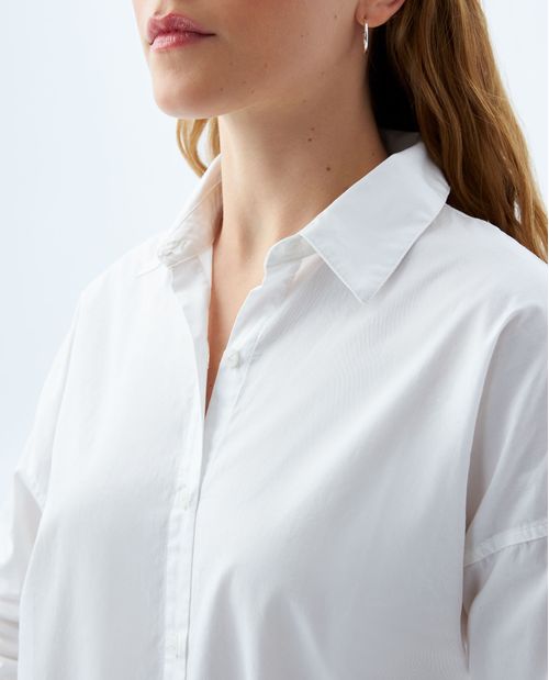 Camisa clásica manga larga para mujer