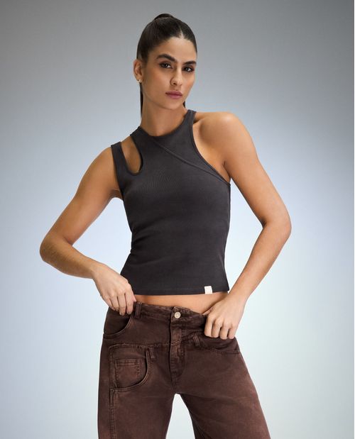 Camisa manga sisa para mujer