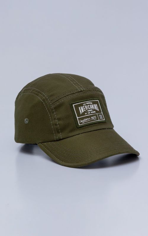 Gorra camper con marquilla para hombre