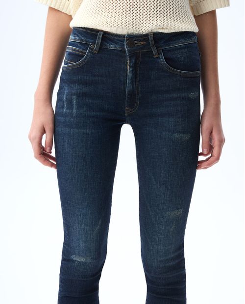 Jean Jegging en algodón reciclado para mujer