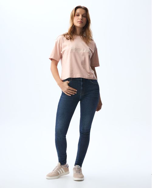 Jean Jegging con bota ajustada para mujer