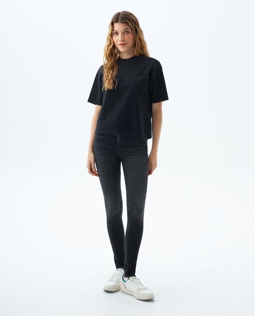 Camiseta manga corta básica para mujer