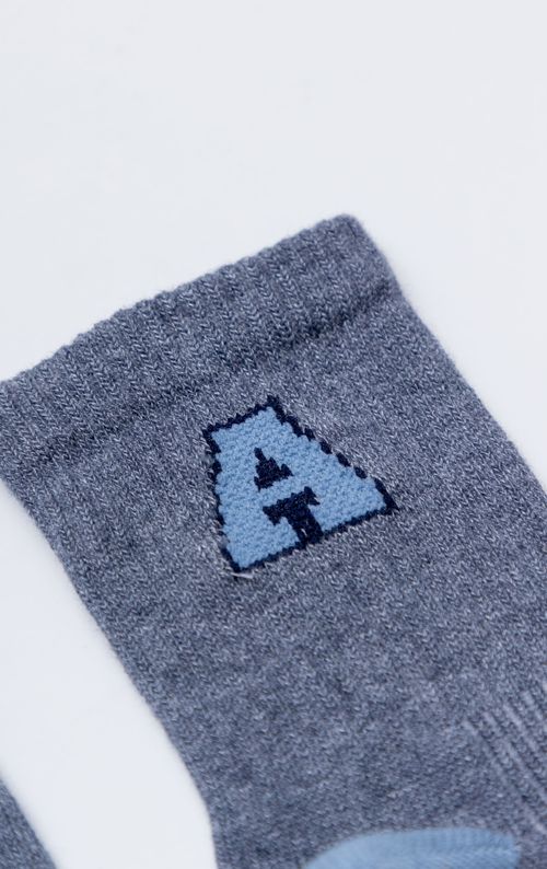 Medias con textura acanalada para hombre
