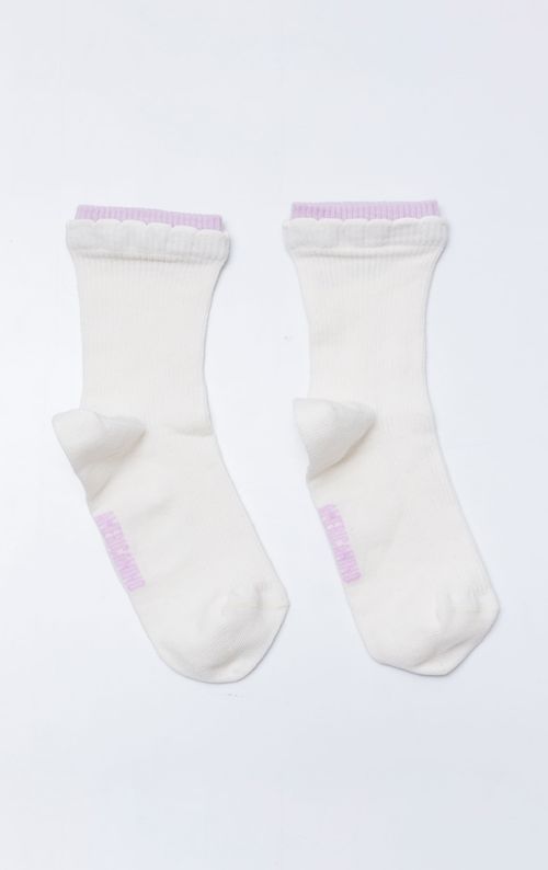 Medias con diseño acanalado para mujer