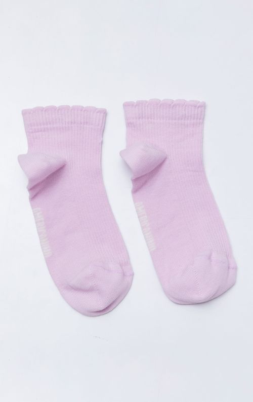 Medias tobilleras con moras para mujer