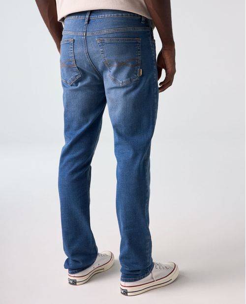 Jean Slim and Straight bota recta para hombre