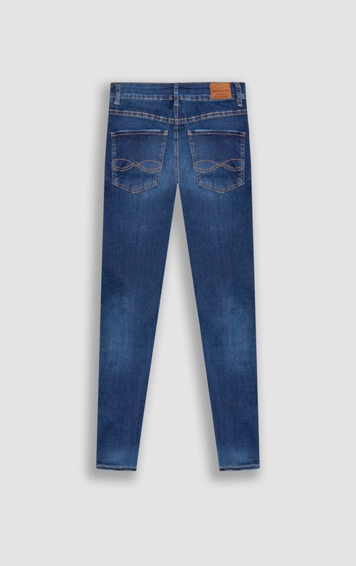 Jean Jegging tiro alto para mujer