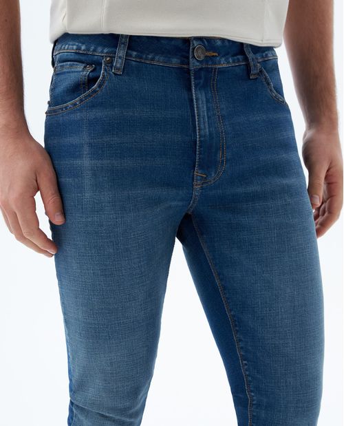 Jean Tapered cinco bolsillos para hombre