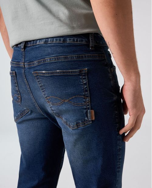 Jean Slim cinco bolsillos para hombre