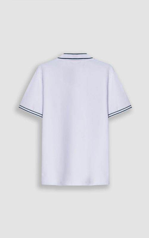 Polo con detalle bordado para hombre