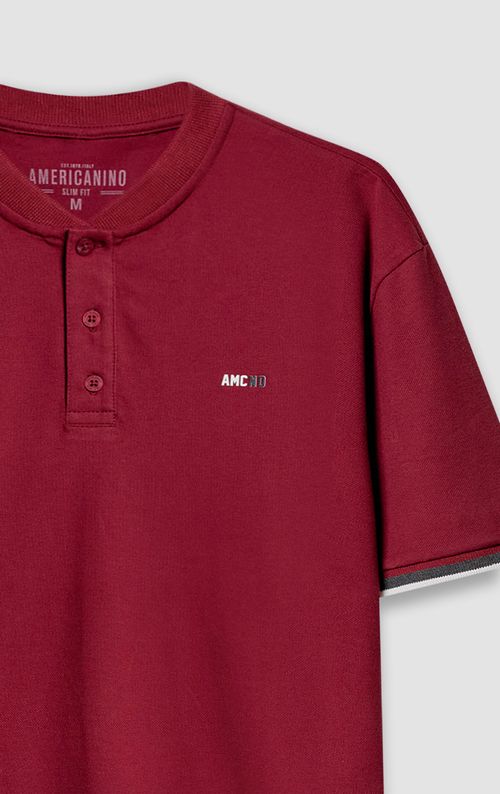 Polo Slim con bordado para hombre